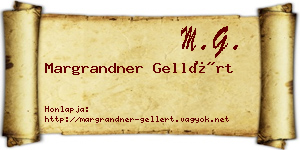 Margrandner Gellért névjegykártya